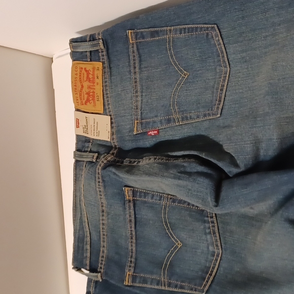 NWT Levi Strauss & Co. Mens 513 Slim Straight Blue Denim Jeans Sz. 30 x 32 - Picture 12 of 14